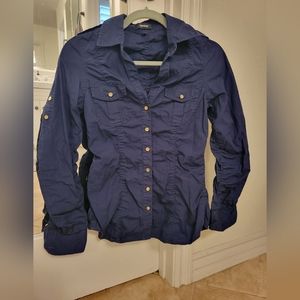 Express military-style top